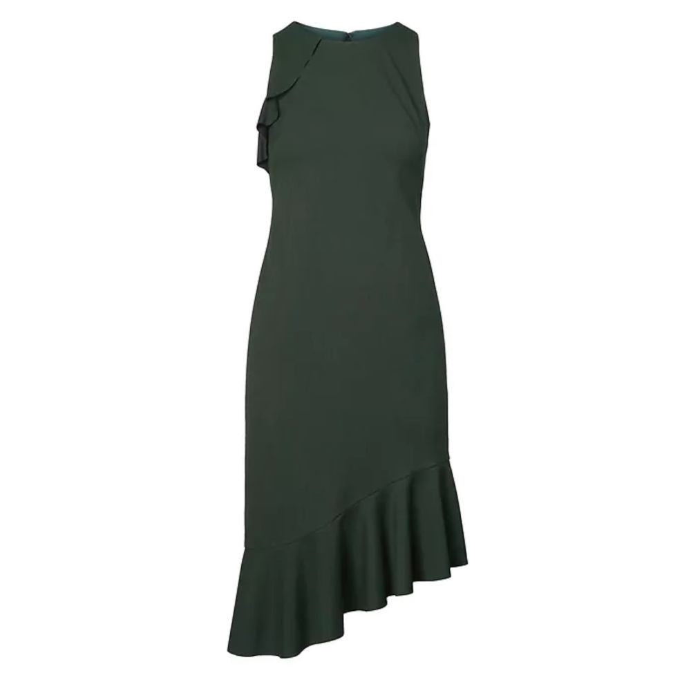 Banana Republic Flounced Sheath Dress Size 4 NWT